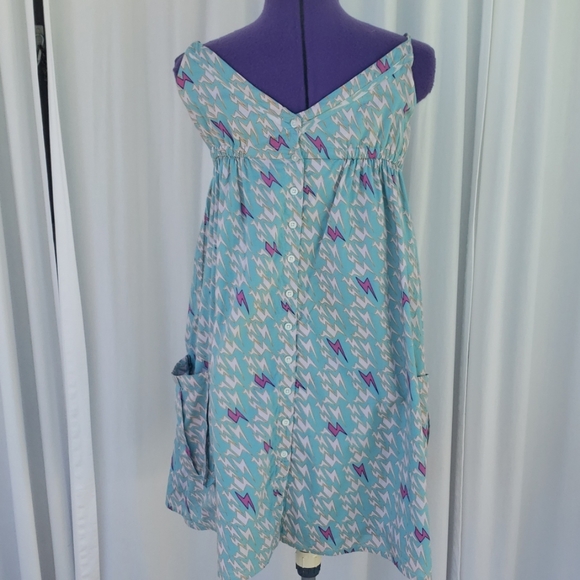 Vintage Dear AB V Neck Spaghetti Strap Dress - Picture 3 of 5